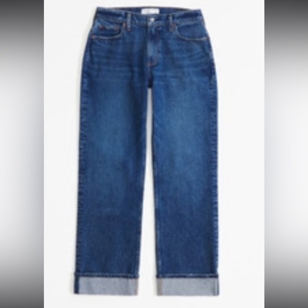 Abercrombie & Fitch Blue Straight Leg Jeans